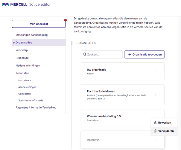 Verhelp de foutmelding door op 'verwijderen' te klikken.